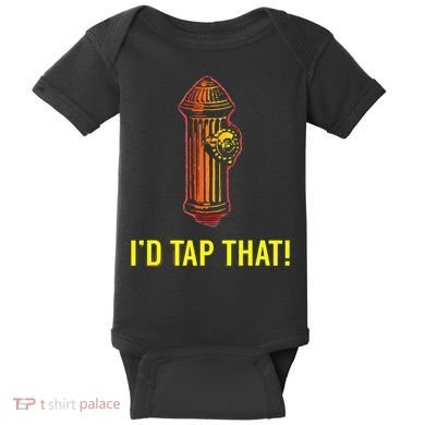 ID Tap That Funny Firefighter Baby Bodysuit