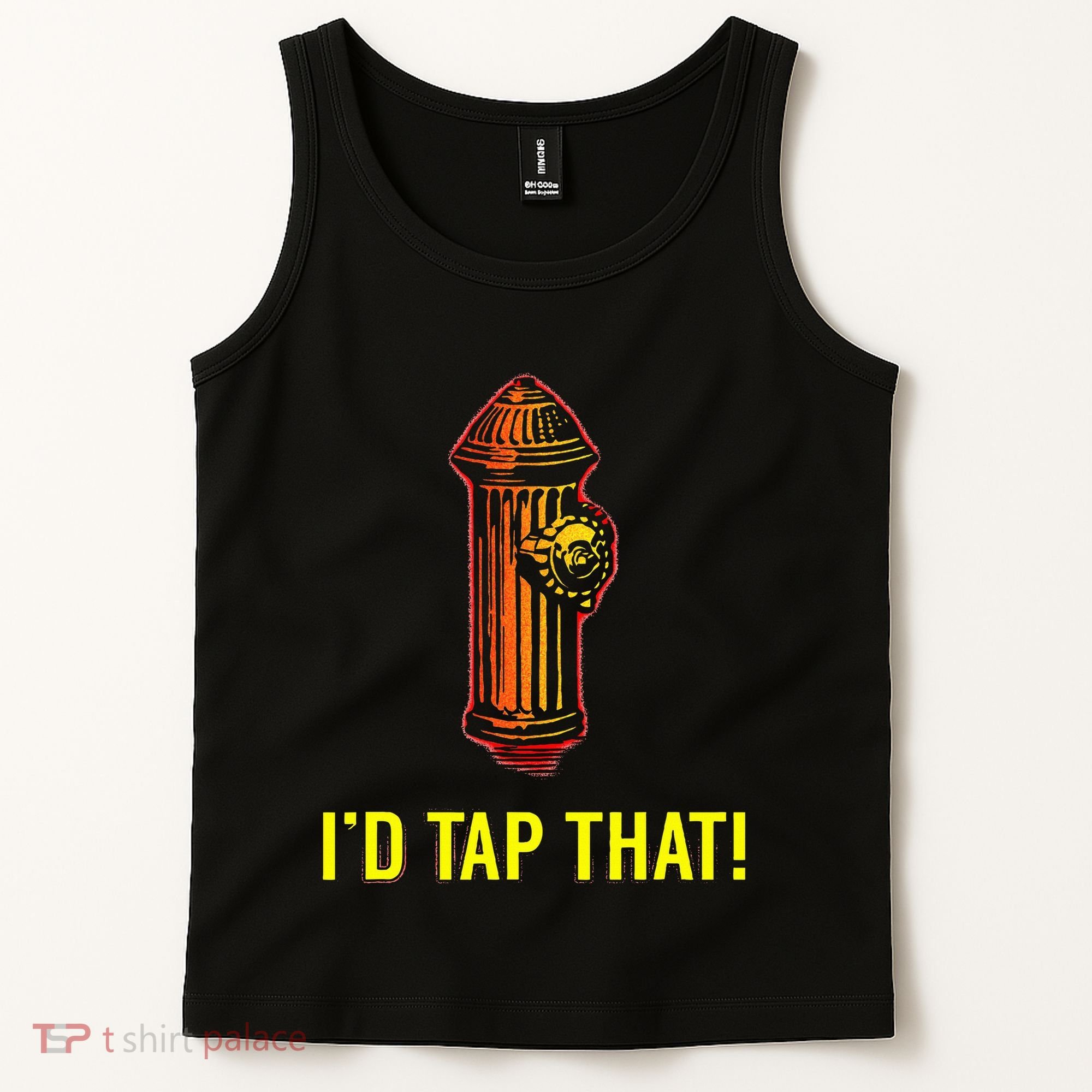 ID Tap That Funny Firefighter Tank Top