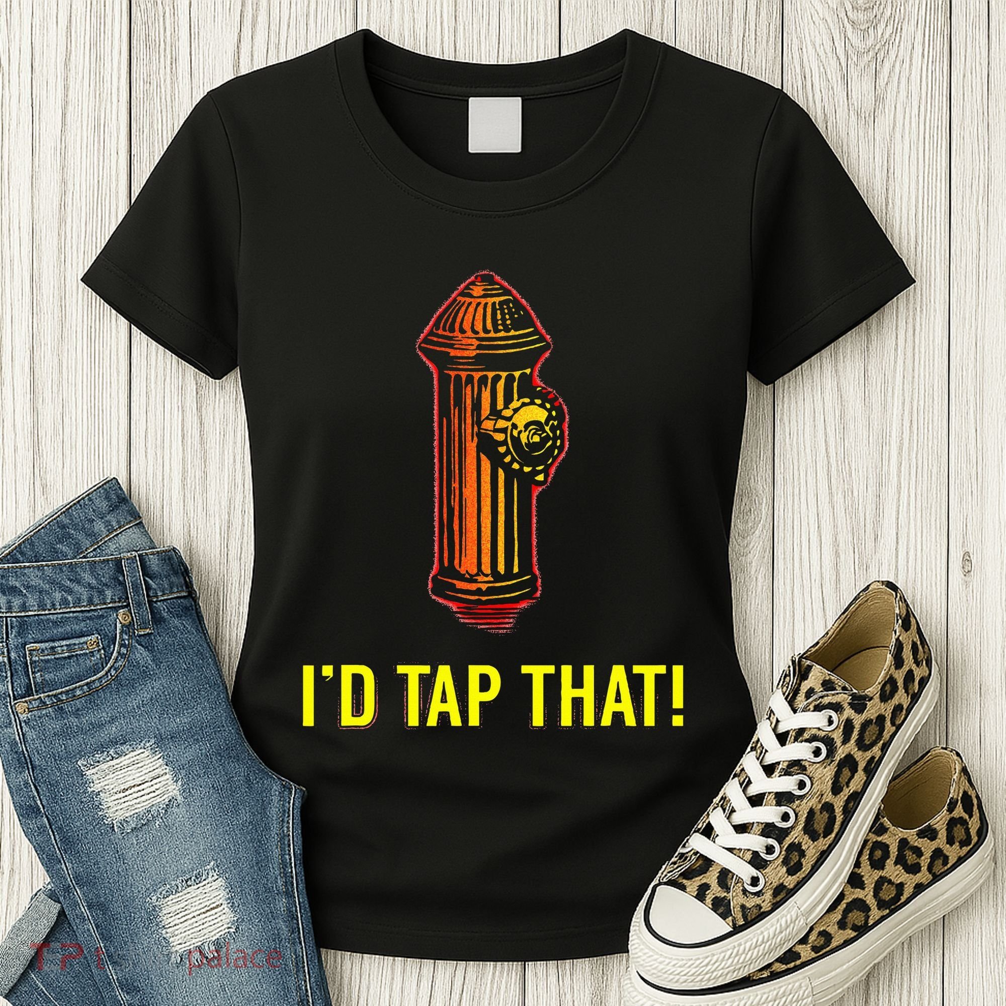 ID Tap That Funny Firefighter Women's T-Shirt
