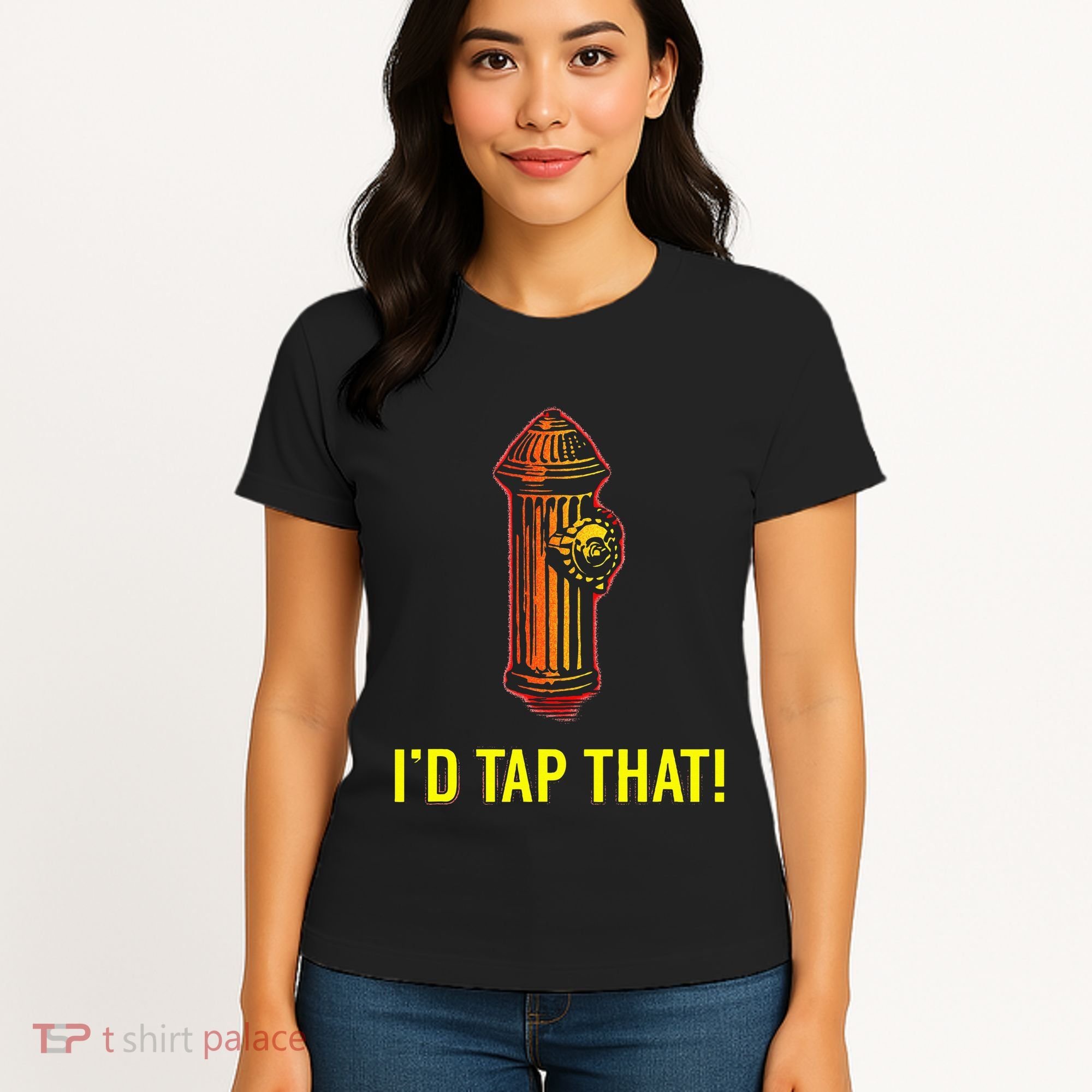 ID Tap That Funny Firefighter Women's T-Shirt