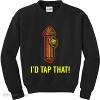 ID Tap That Funny Firefighter Kids Sweatshirt thumb 0