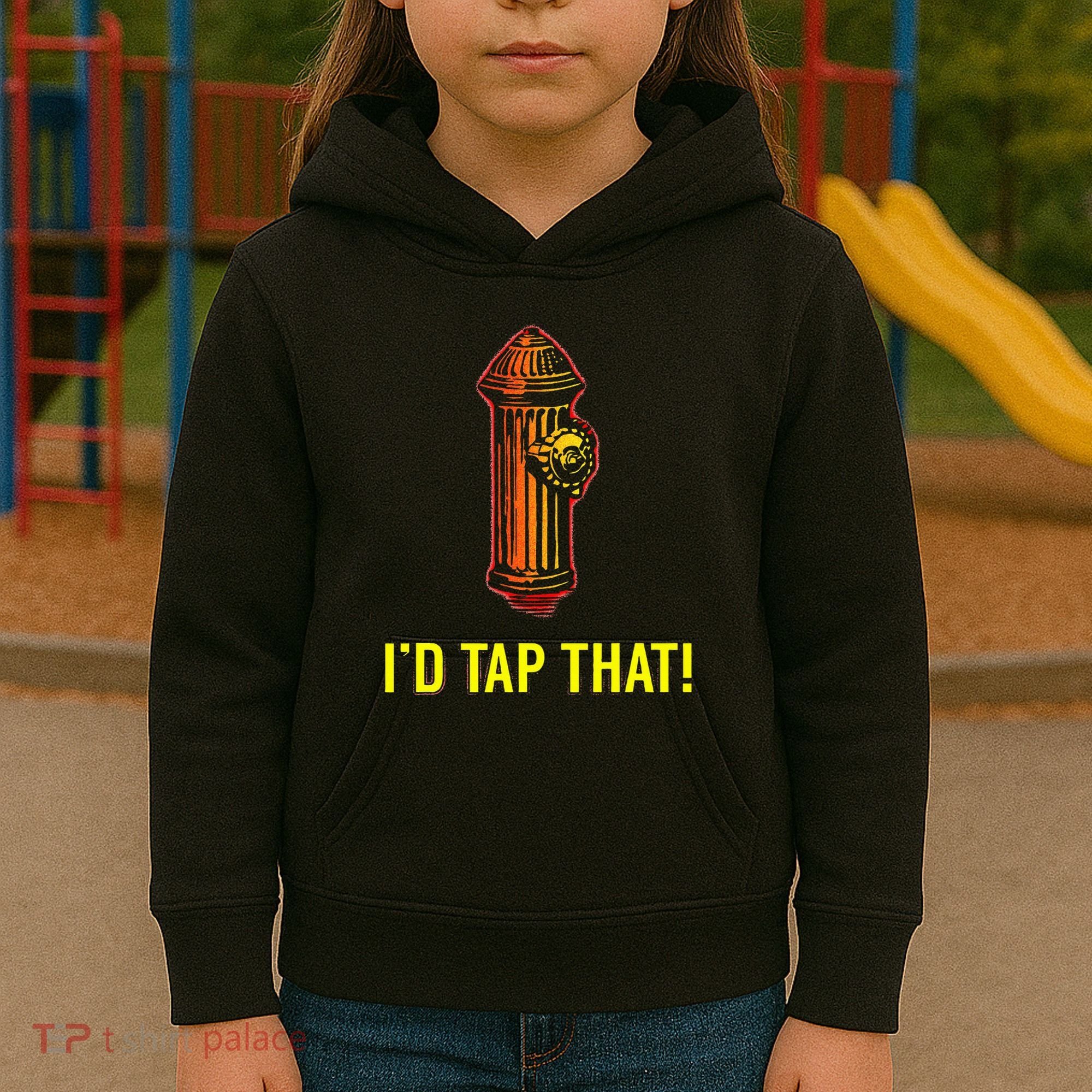 ID Tap That Funny Firefighter Kids Hoodie