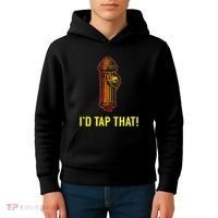 ID Tap That Funny Firefighter Kids Hoodie thumb 4