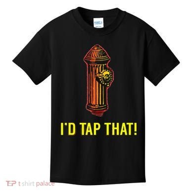 ID Tap That Funny Firefighter Kids T-Shirt