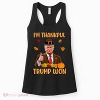 Im Thankful Trump Won Thanksgiving Women's Tank Top thumb 0