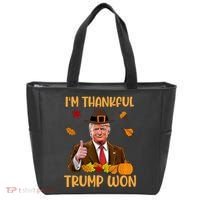 Im Thankful Trump Won Thanksgiving Tote Bag thumb 0