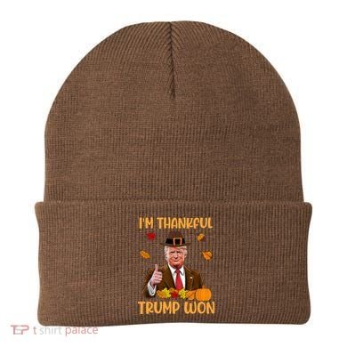 Im Thankful Trump Won Thanksgiving Beanie