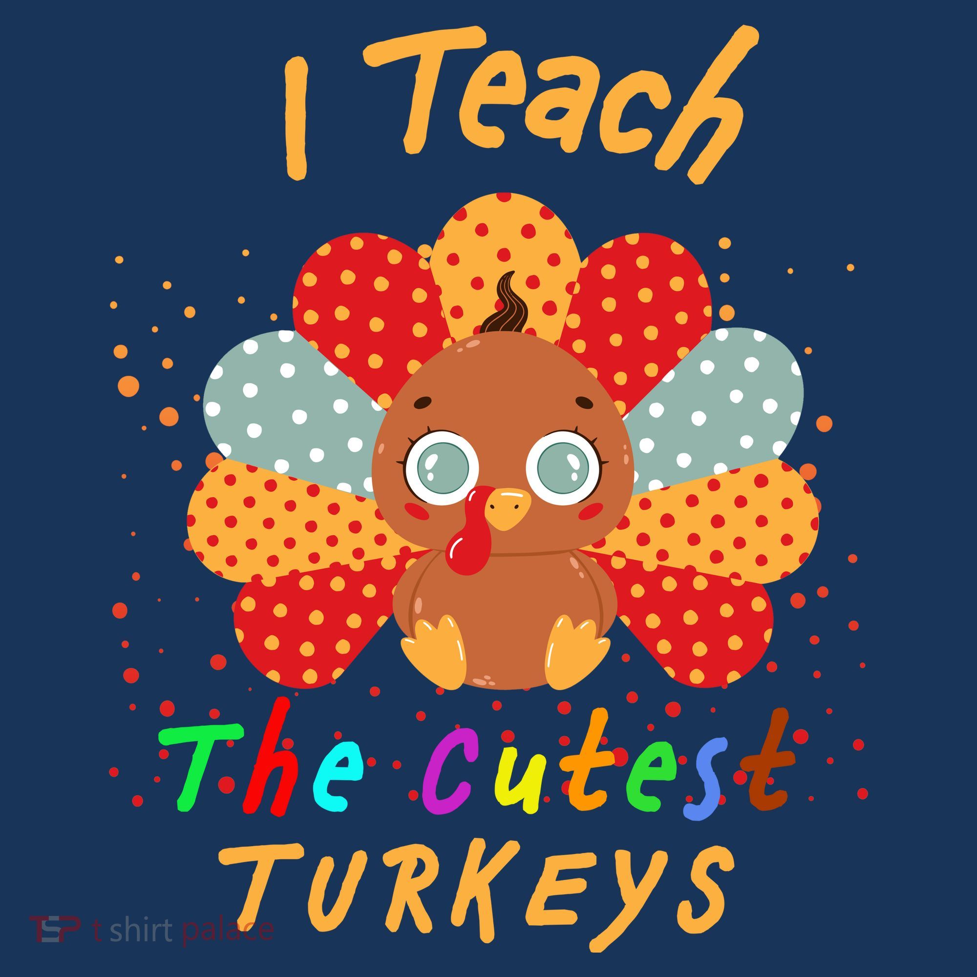 I Teach The Cutest Turkeys Doggie Tank
