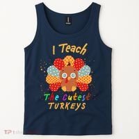 I Teach The Cutest Turkeys Tank Top thumb 2