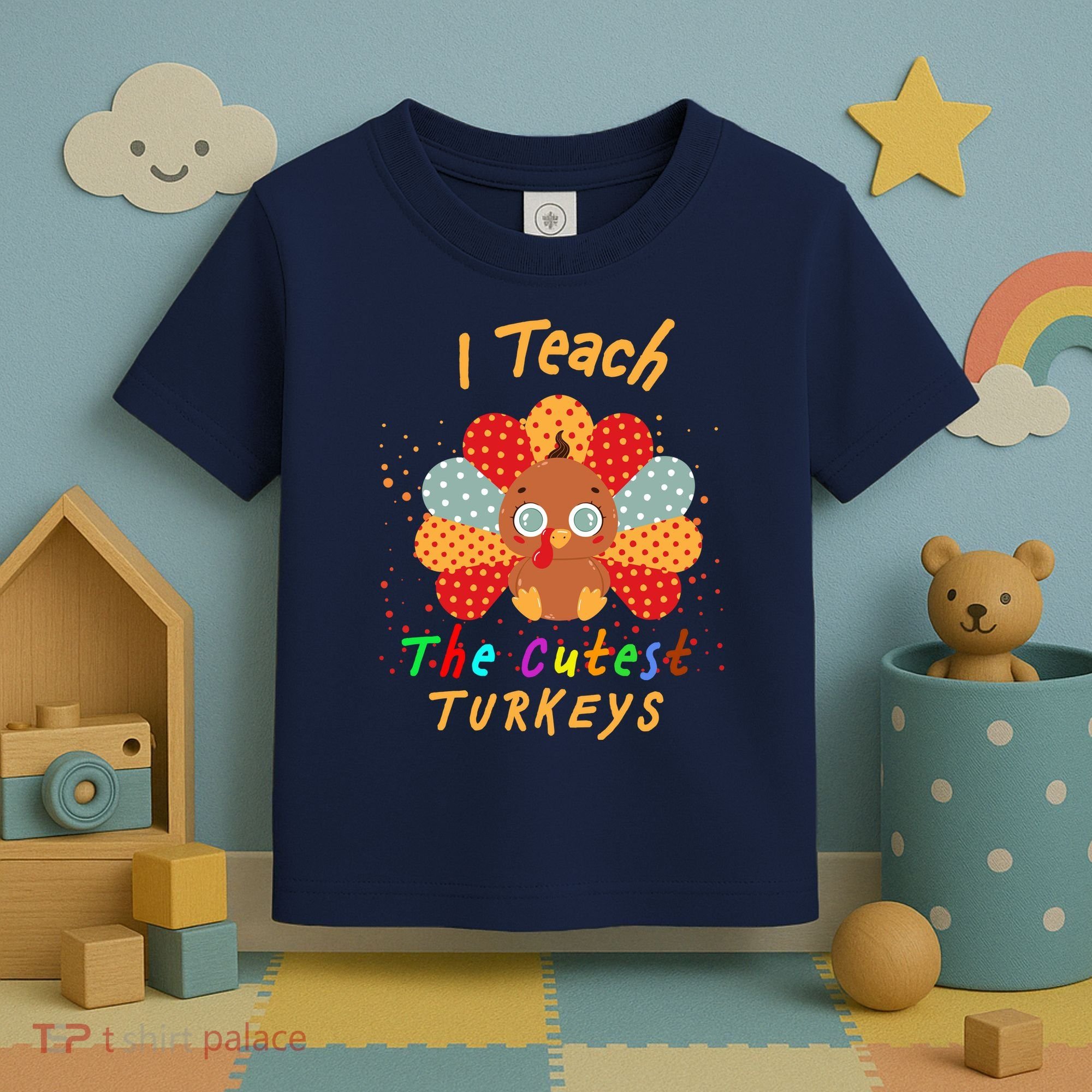 I Teach The Cutest Turkeys Toddler T-Shirt