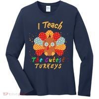 I Teach The Cutest Turkeys Women's Long Sleeve Shirt thumb 0
