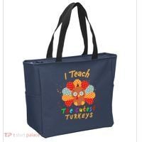 I Teach The Cutest Turkeys Tote Bag thumb 2