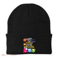 I Teach The Cutest Little Monsters Halloween Costume Teacher Beanie thumb 0