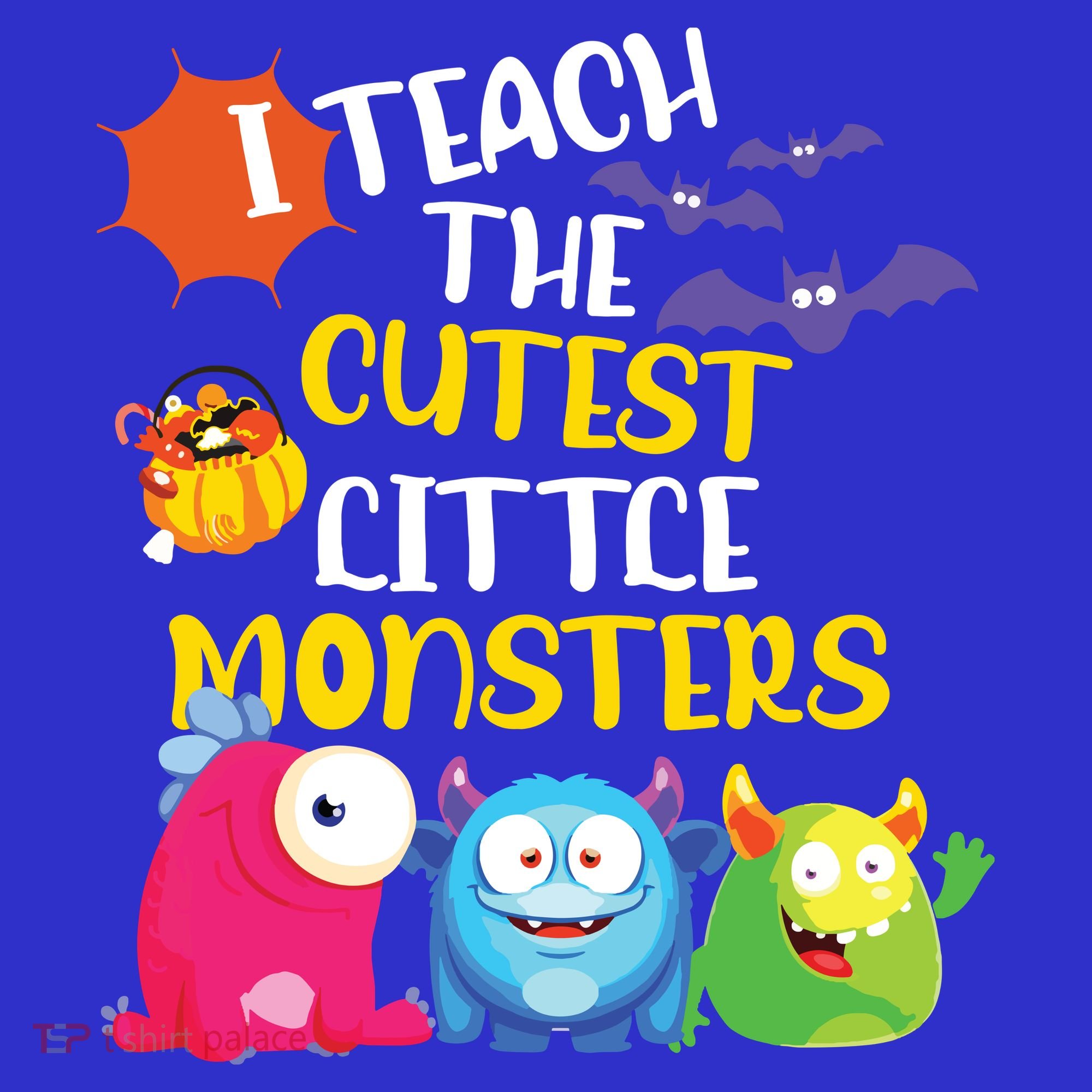 I Teach The Cutest Little Monsters Halloween Costume Teacher Women's Tank Top