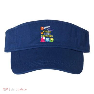 I Teach The Cutest Little Monsters Halloween Costume Teacher Visor