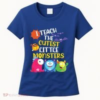 I Teach The Cutest Little Monsters Halloween Costume Teacher Women's T-Shirt thumb 0