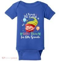 I Teach The Cutest Little Elves In 6Th Grade Teacher Xmas Gift Baby Bodysuit thumb 0