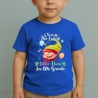 I Teach The Cutest Little Elves In 6Th Grade Teacher Xmas Gift Toddler T-Shirt thumb 2