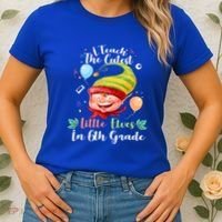 I Teach The Cutest Little Elves In 6Th Grade Teacher Xmas Gift Women's T-Shirt thumb 2