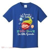 I Teach The Cutest Little Elves In 6Th Grade Teacher Xmas Gift Kids T-Shirt thumb 0