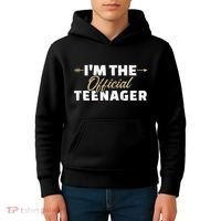 I'm the teenager 13th birthday Kids Hoodie thumb 4