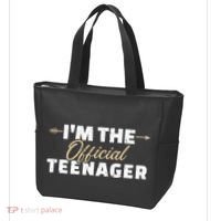 I'm the teenager 13th birthday Tote Bag thumb 3