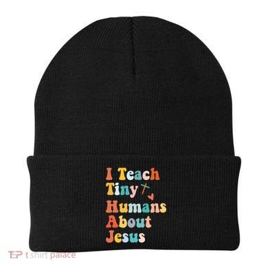 I Teach Tiny Humans About Jesus Teacher Beanie