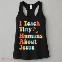 I Teach Tiny Humans About Jesus Teacher Women's Tank Top thumb 3