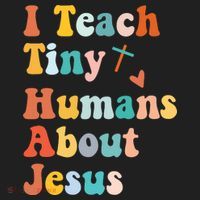 I Teach Tiny Humans About Jesus Teacher Hat thumb 2