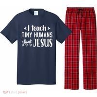 I Teach Tiny Humans About Jesus Pajama Set thumb 0