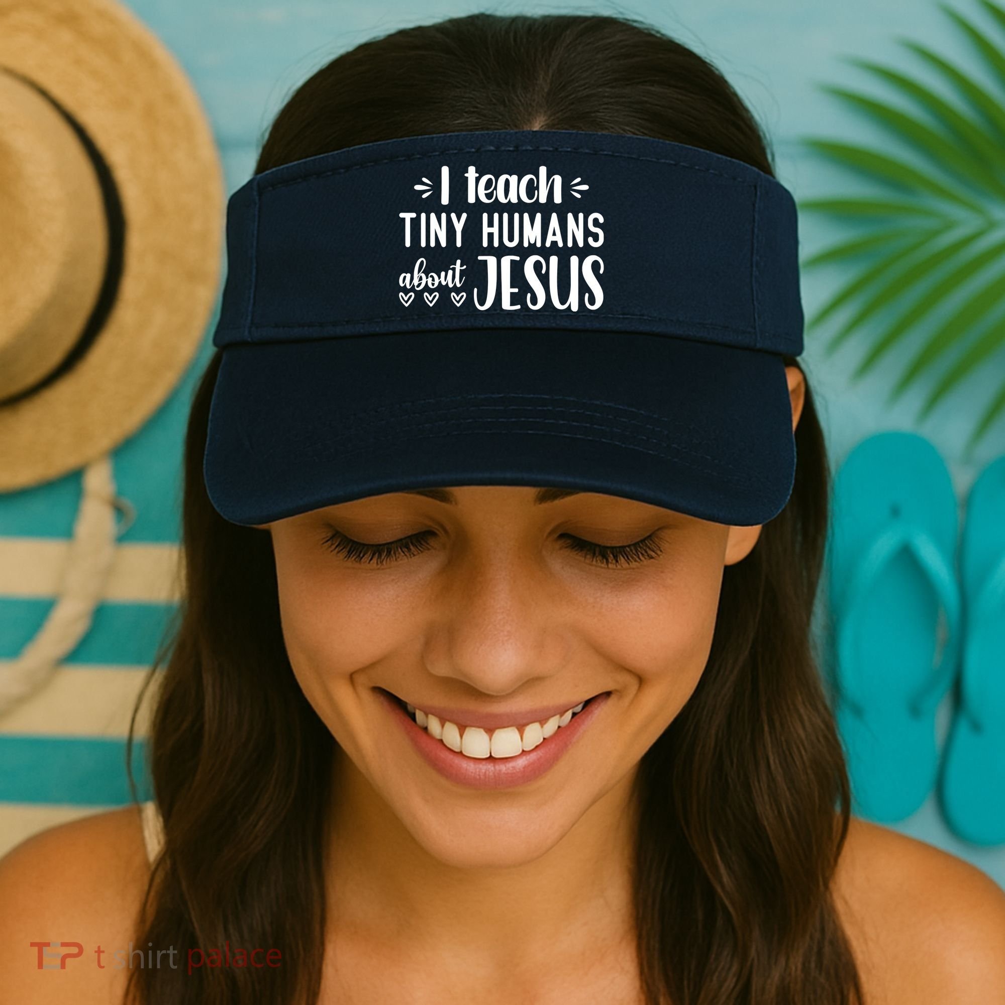 I Teach Tiny Humans About Jesus Visor