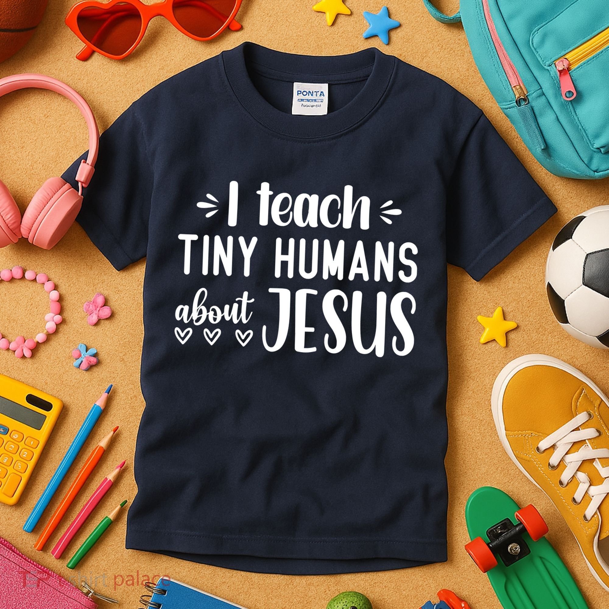 I Teach Tiny Humans About Jesus Kids T-Shirt