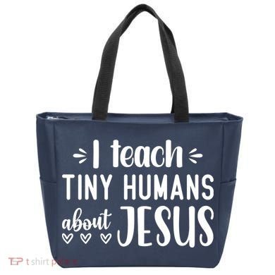 I Teach Tiny Humans About Jesus Tote Bag