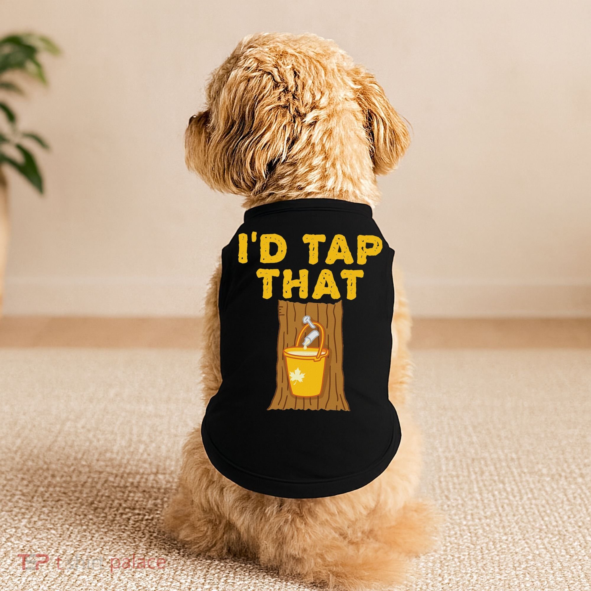 ID Tap That Maple Tree Maple Syrup Doggie Tank