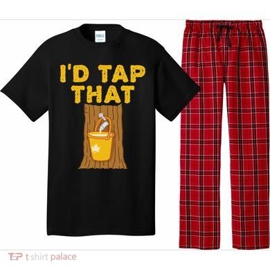 ID Tap That Maple Tree Maple Syrup Pajama Set