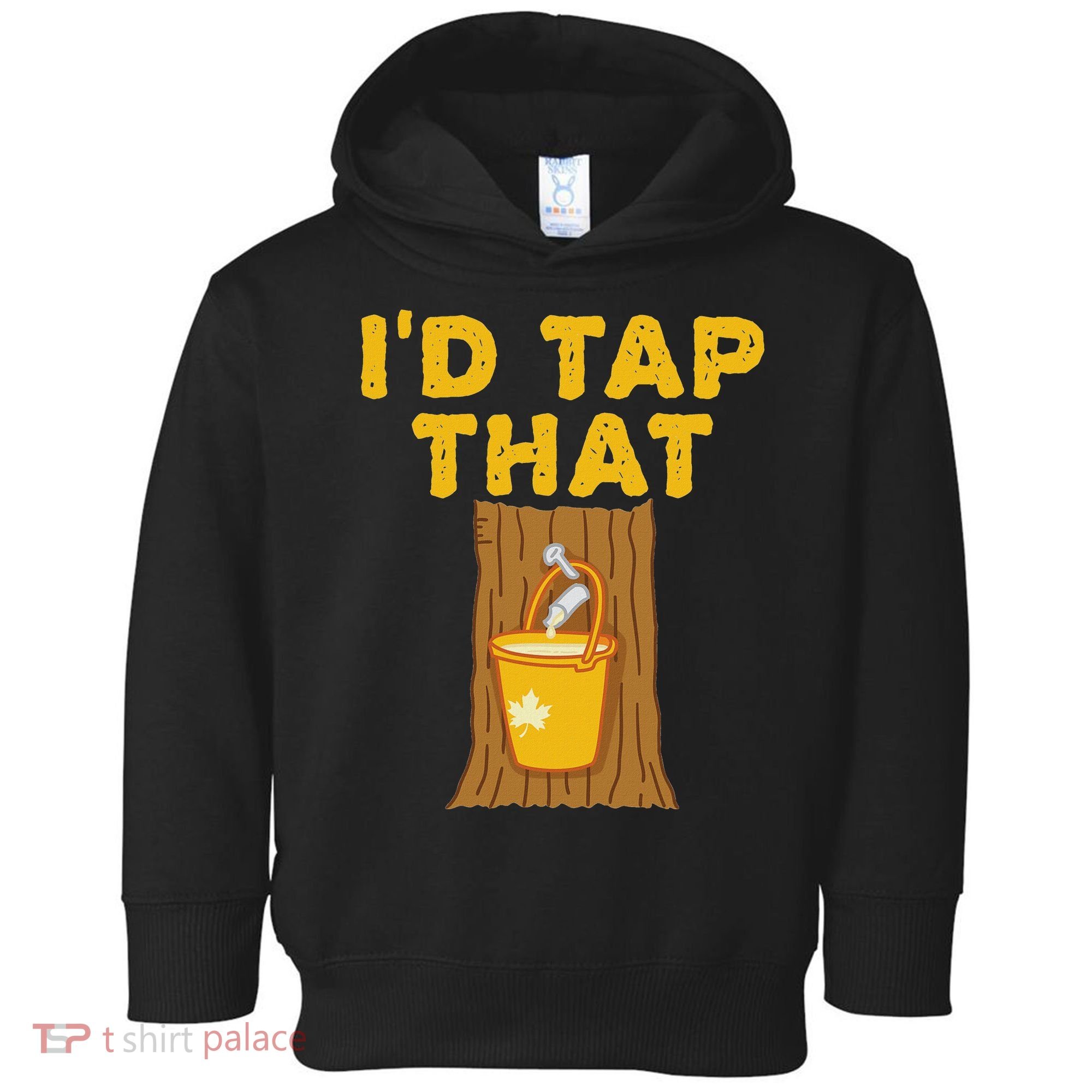 ID Tap That Maple Tree Maple Syrup Toddler Hoodie