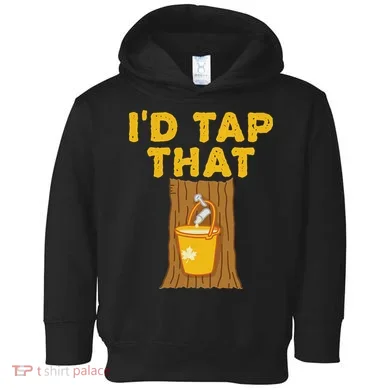 ID Tap That Maple Tree Maple Syrup Toddler Hoodie