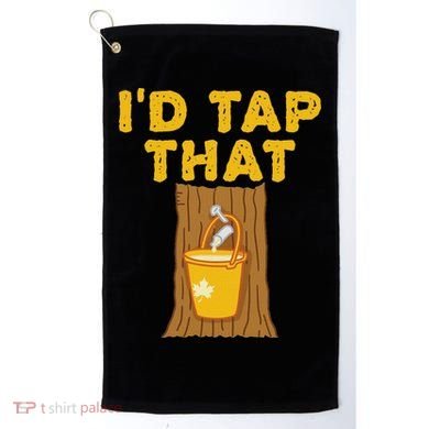 ID Tap That Maple Tree Maple Syrup Golf Towel
