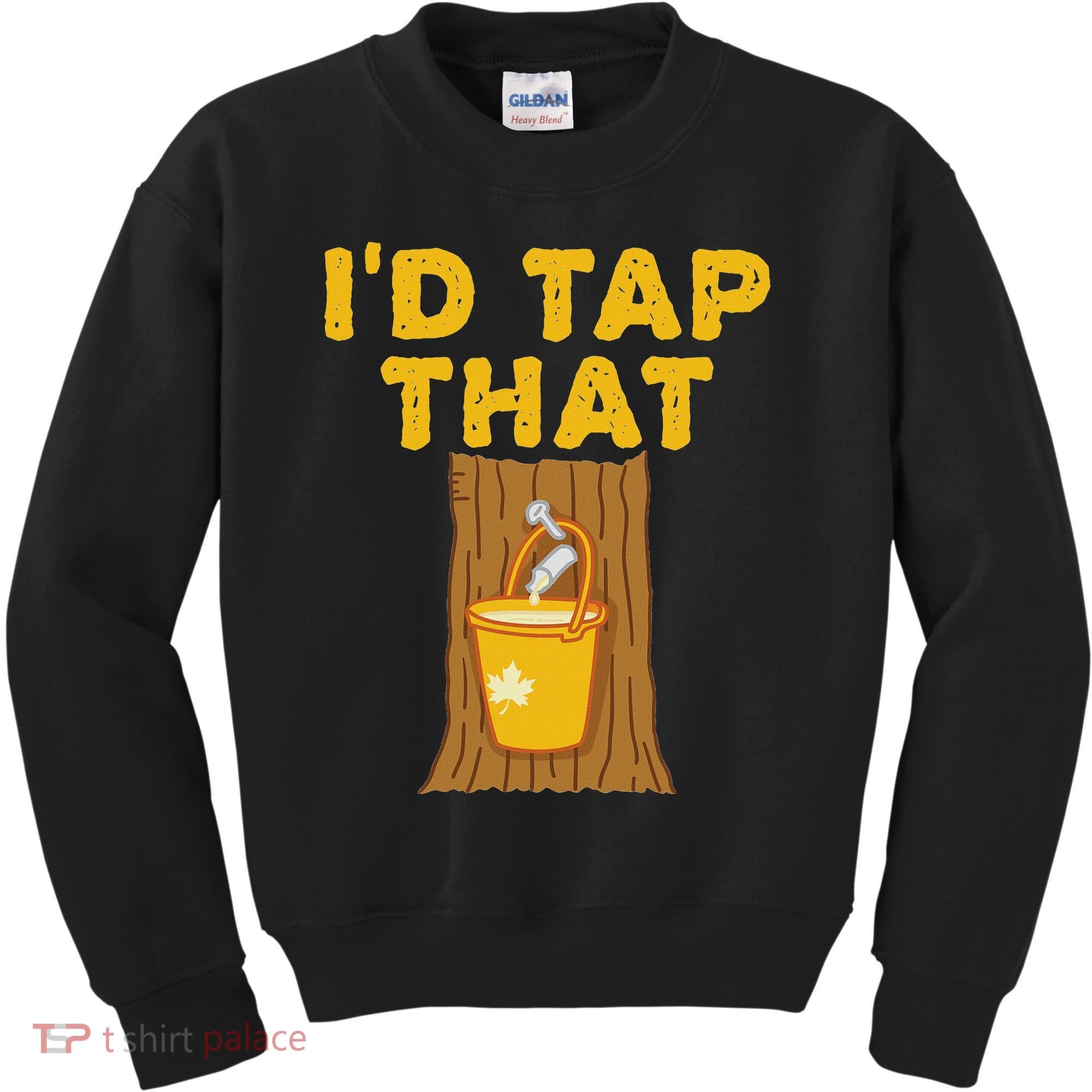 ID Tap That Maple Tree Maple Syrup Kids Sweatshirt