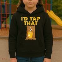 ID Tap That Maple Tree Maple Syrup Kids Hoodie thumb 3