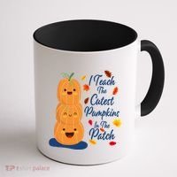 I Teach The Cutest Pumpkins In The Patch Coffee Mug thumb 1