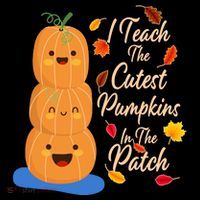I Teach The Cutest Pumpkins In The Patch Women's Hoodie thumb 2