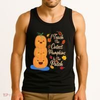I Teach The Cutest Pumpkins In The Patch Tank Top thumb 3