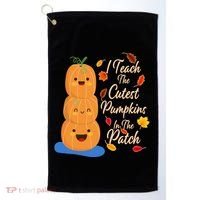 I Teach The Cutest Pumpkins In The Patch Golf Towel thumb 0