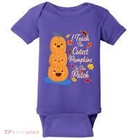 I Teach The Cutest Pumpkins In The Patch Baby Bodysuit thumb 0