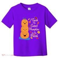 I Teach The Cutest Pumpkins In The Patch Toddler T-Shirt thumb 0