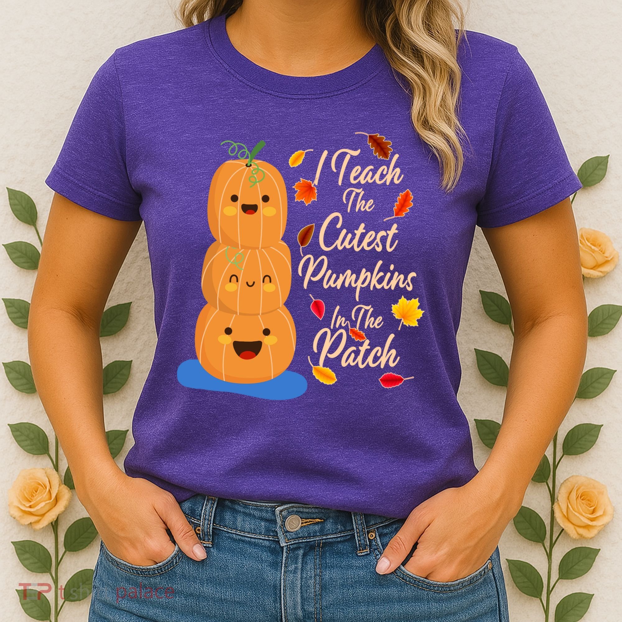 I Teach The Cutest Pumpkins In The Patch Women's T-Shirt