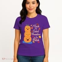 I Teach The Cutest Pumpkins In The Patch Women's T-Shirt thumb 4