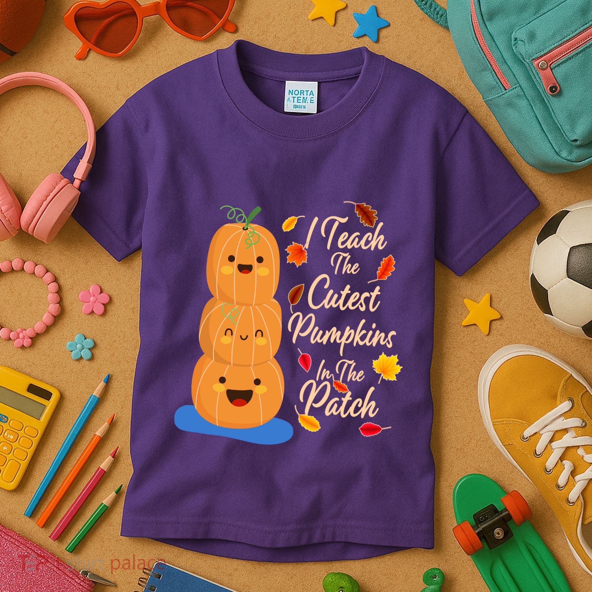 I Teach The Cutest Pumpkins In The Patch Kids T-Shirt