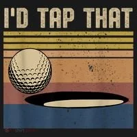 I’d Tap That Funny Golf Doggie Tank thumb 4